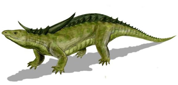Desmatosuchus haploceros - Prehistoric Animals