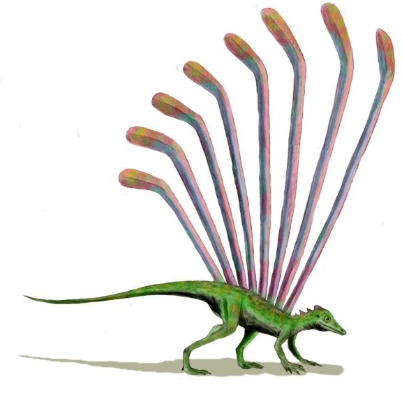 Longisquama insignis - Prehistoric Animals