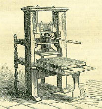 Printing Press worked on by Franklin