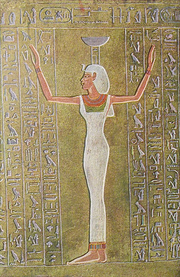 Decoration from the tomb of Thothmes III in Thebes