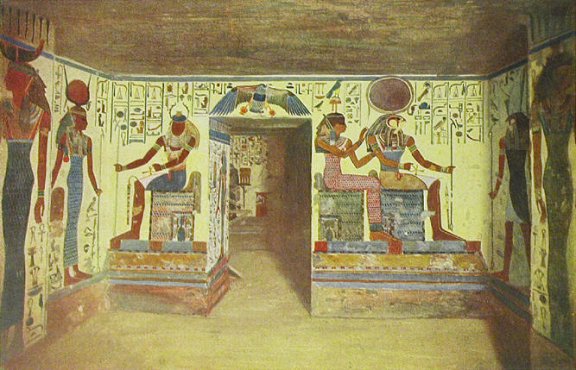 Neith And Selkis Lead Queen Nefertari To Khepra