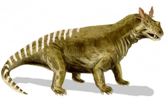 Estemmenosuchus mirabilis - Prehistoric Animals