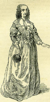Dress of a lady of fashion in the seventeenth century