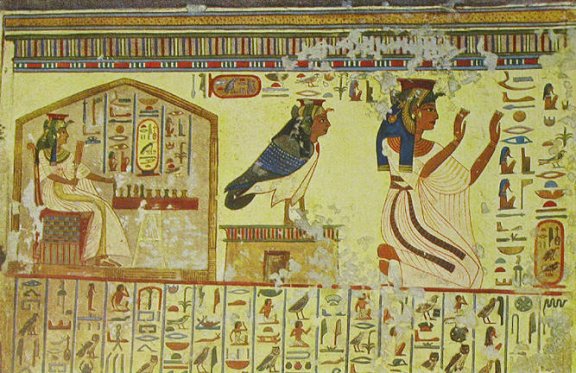 Queen Nefertari Wife Of Rameses II Plays Chess