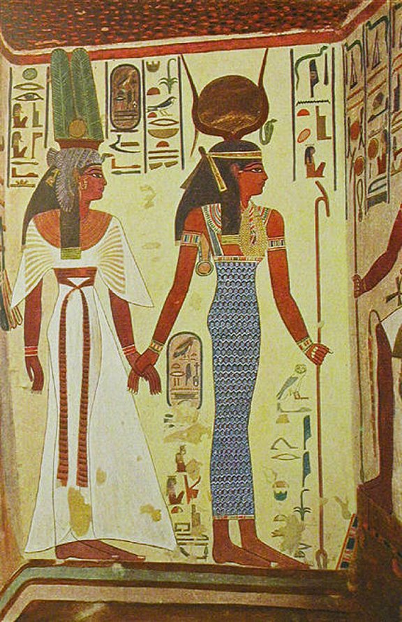 Isis Introduces Queen Nefertari To Osiris, God Of The Dead
