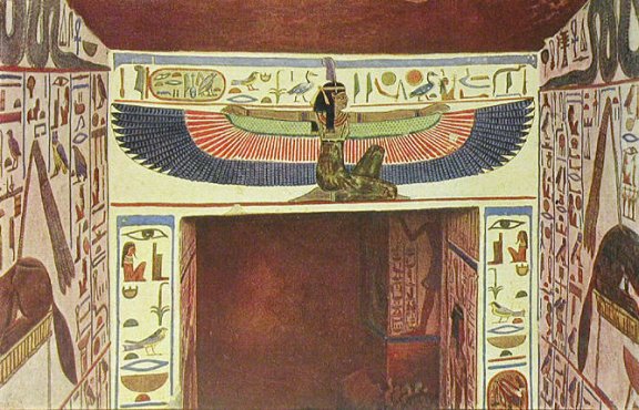 Maat The Goddess Of Truth With Her Wings Outstretched
